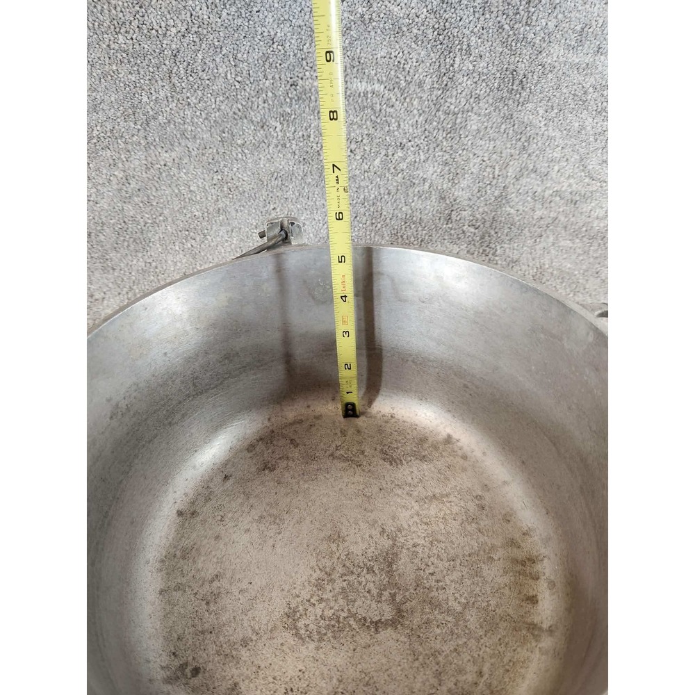 Club Aluminum Dutch Oven Silver Hammered Hammercraft Vintage Pot 12in - Picture 11 of 11